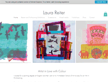 Tablet Screenshot of laurareiter.com